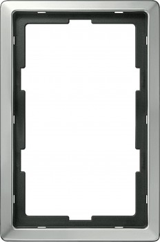 Рамка 1,5-постовая, сталь Merten Artec MTN481946 фото