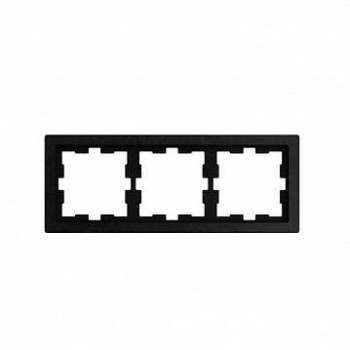 MTN4030-6547 Рамка D-Life Базальт 3-постовая Merten фото