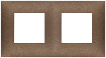 09664.24 Накладка Neve up на 4 модуля (2+2), медь матовая  Vimar фото