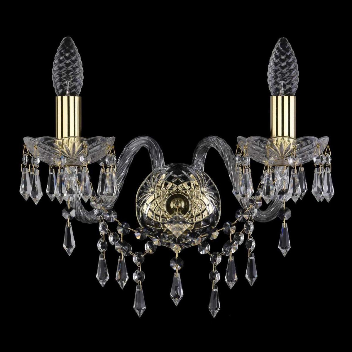 

Бра Bohemia Ivele 1403B/2/160/G, Золотой, 1403B Gold 1403B/2/160/G