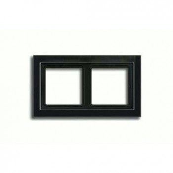 LSD982SW Рамка LS Design Черный 2-постовая Jung фото