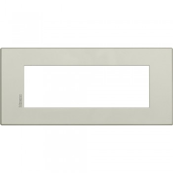 HW4806SB Рамка 1 пост AIR, прямоугольная форма. СОФТ. Цвет Песчаник. Итальянский стандарт, 6 модулей. Bticino AXOLUTE фото
