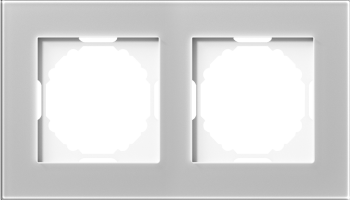 Рамка 2-я, стекло металлик Donel A07 NATURAL DEN212GM фото