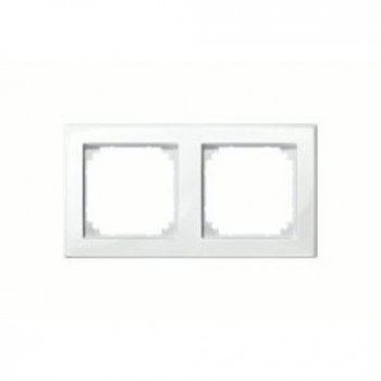 MTN478219 Рамка M-Smart Белый 2-постовая Merten фото