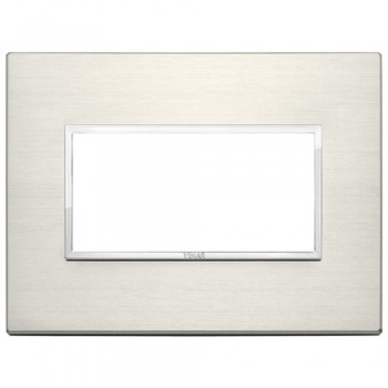 21654.08 Рамка Eikon Evo Титан 4 модуля Vimar фото