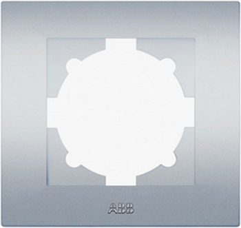 612-011000-271 Рамка Cosmo Алюминий 1-постовая ABB фото