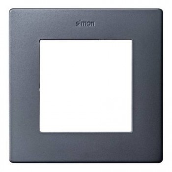 2400610-038 Рамка на 1 пост, графит Simon 24 фото