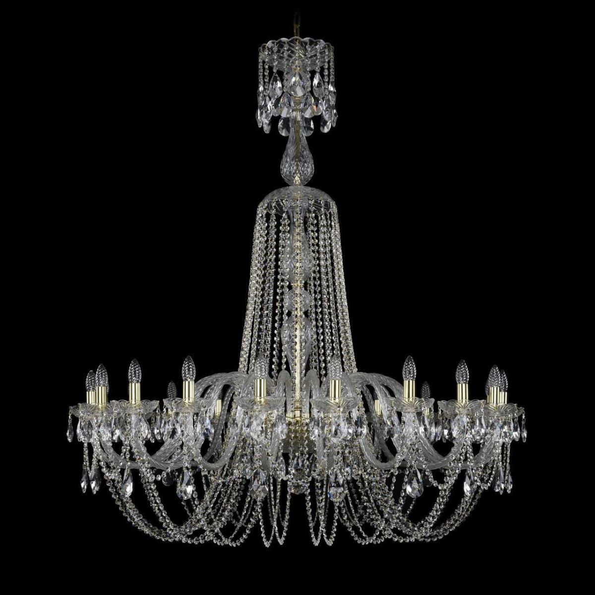

Подвесная люстра Bohemia Ivele 1402/20/460/XL-146/G, Золотой, 1402 Gold 1402/20/460/XL-146/G