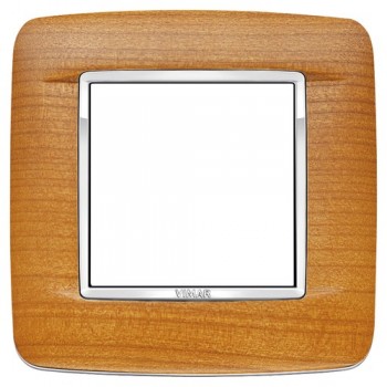 20672.C36 Рамка Eikon Chrome Round Клен европейский 2 модуля Vimar фото