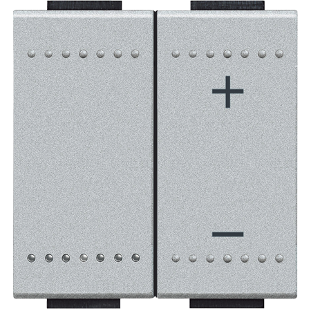 

NT4411N LivingLight Димер универсал алюм Bticino, LivingLight Air NT4411N