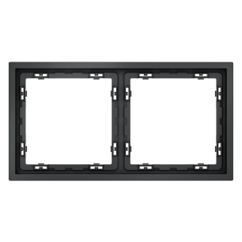 Рамка на 2 поста, графит Voltum S70 VLS100207 фото