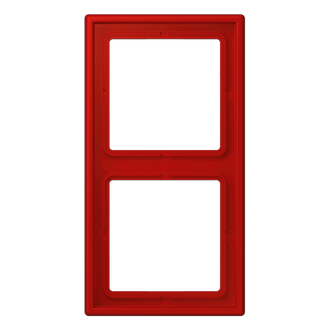 LC98232090 Рамка Les Couleurs Le Corbusier Rouge vermillon 2-постовая Jung фото