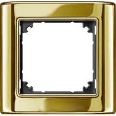 MTN487144 Рамка M-Star Золото/Антрацит 1-постовая Merten фото