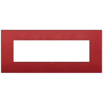 19657.75 Рамка Arke Classic Красный матовый 7 модулей Vimar фото
