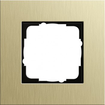0211217 Рамка Esprit Светлое золото 1-постовая Gira фото