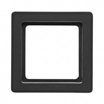 10116045 Рамка контрастная Q.1 Антрацитовый бархат 1-постовая Berker фото