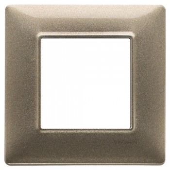 14642.70 Рамка Plana Бронза металлизированная 2 модуля Vimar фото