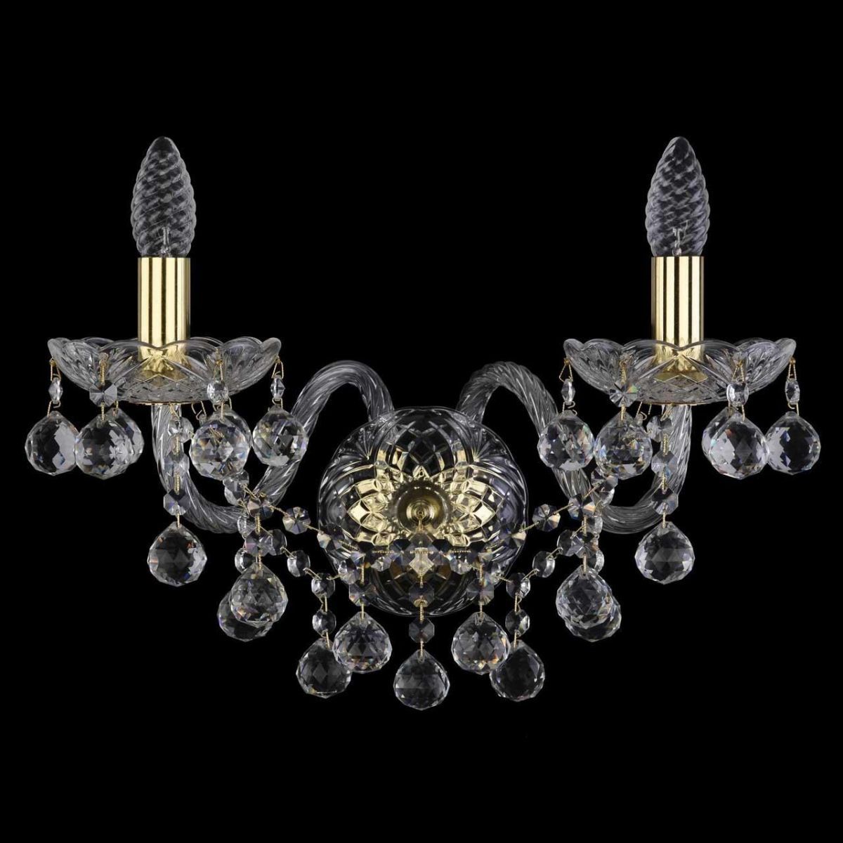 

Бра Bohemia Ivele 1409B/2/195/XL/G, Золотой, 1409B Gold 1409B/2/195/XL/G