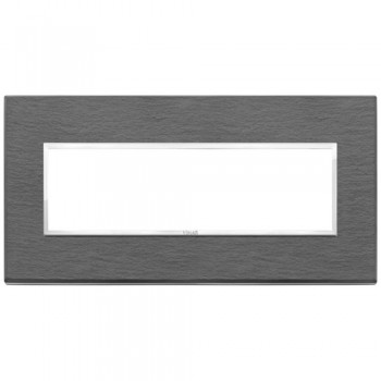 21657.52 Рамка Eikon Evo сланец 7 модулей Vimar фото