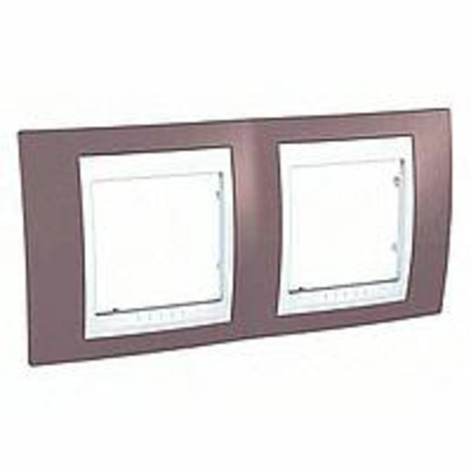 

MGU6.004.876 Рамка Unica Хамелеон лиловый / Белый 2-постовая Schneider Electric, Unica Хамелеон MGU6.004.876