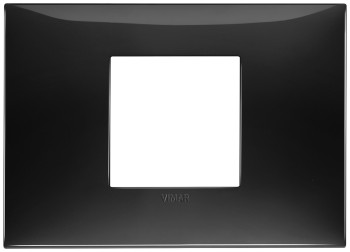 Накладка на 2 модуля центрально для коробки на 3 модуля, черный Vimar Neve Up 09672.04 фото