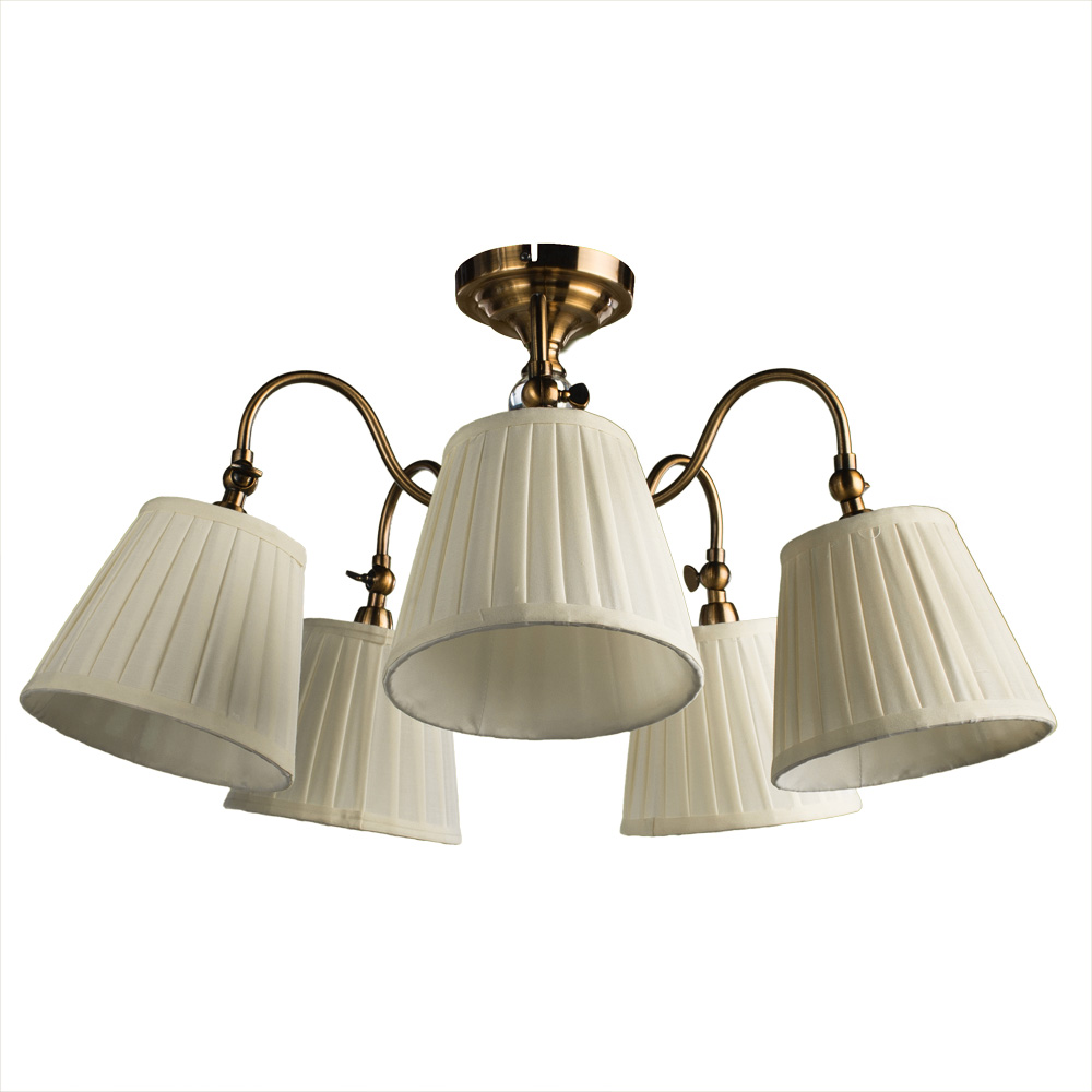 

Люстра потолочная Arte Lamp Seville A1509PL-5PB, Белый, Seville A1509PL-5PB