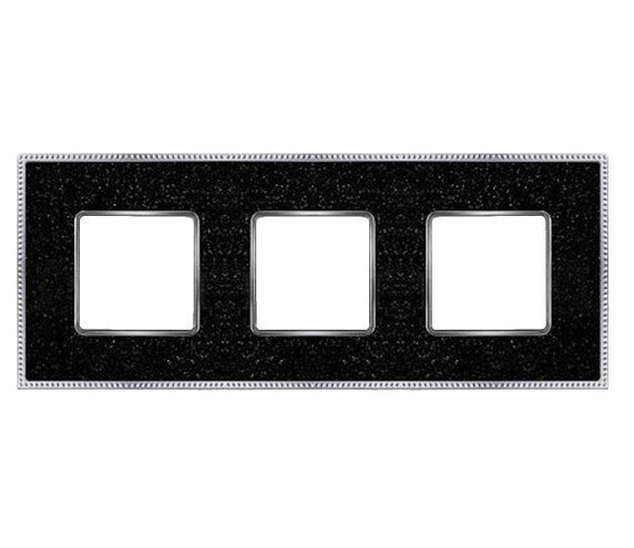 

FD01463BQCB Рамка Belle Epoque Corinto Blackquartz / Bright chrome 3-постовая гор/верт. Fede, Belle Epoque Corinto FD01463BQCB
