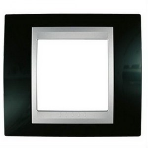 MGU66.002.093 Рамка Unica Top Родий / Алюминий 1-постовая Schneider Electric фото