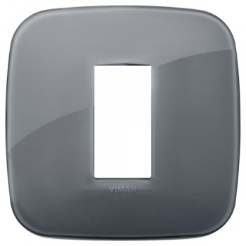 19671.61 Рамка Arke Round Дымчато-серый 1 модуль Vimar фото