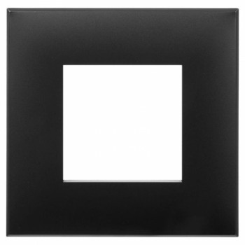 Рамка ARTLEBEDEV Черный матовый 2 модуля DKC Avanti 4412902 фото
