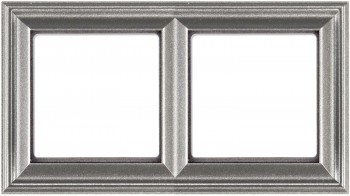 EPD482AL Рамка ECO Profi Deco Алюминий 2-постовая гор/верт. Jung фото