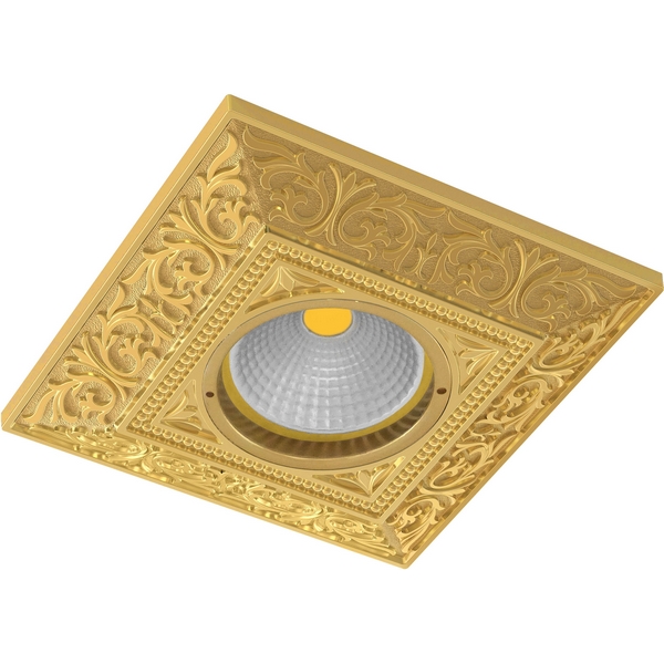 

Встраиваемый светильник Fede Square FD1125COB, Золотой, Square FD1125COB