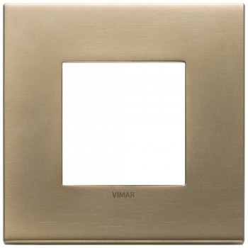 22642.85 Рамка Eikon EXE Античное золото 2-модульная Vimar фото