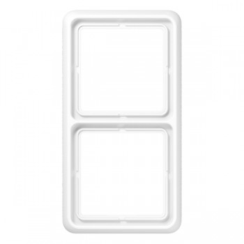 CD582WUWW Рамка CD Ударопрочная Белый 2-постовая Jung фото