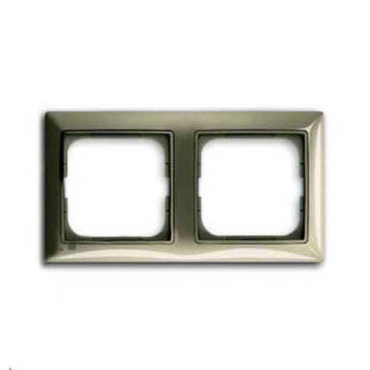 

2512-99-507 Рамка Basic 55 Maison-beige 2-постовая ABB, Basic 55 2512-99-507