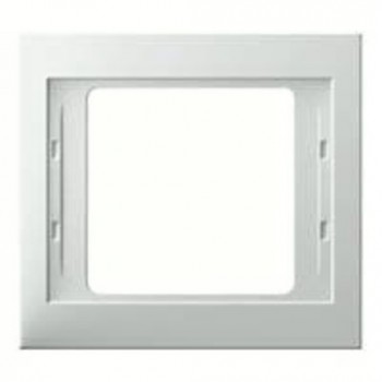 13137009 Рамка K.1 Полярная белизна с блеском 1-постовая Berker фото