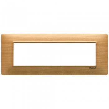 14657.63 Рамка Plana Натуральная вишня 7 модулей Vimar фото