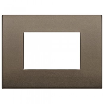 19653.17 Рамка Arke Classic темная бронза 3 модуля Vimar фото