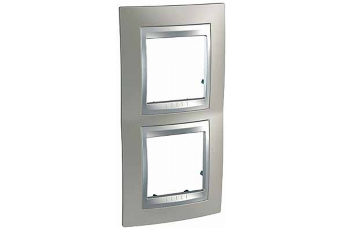 

MGU66.004V.039 Рамка Unica Top Никель / Алюминий 2-постовая вертикальная Schneider Electric, Unica Top MGU66.004V.039