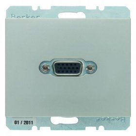 

3315407004 BMO VGA K.5 цвет: лакированный алюминий Berker, K.5 3315407004