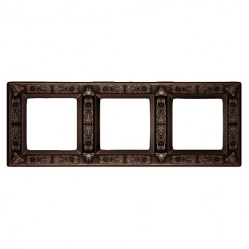 FD01413CO Рамка Granada Copper 3-постовая Fede фото