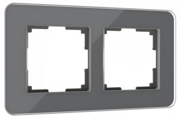 W0022440 Рамка на 2 поста (графит) Elite Werkel a057879 фото