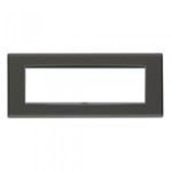 20657.40 Рамка Eikon Total Look Графит 7 модулей Vimar фото