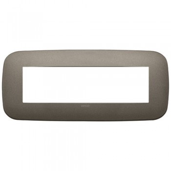 19687.80 Рамка Arke Round металл 7 модулей Vimar фото