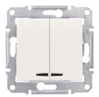 

SDN0300347 Выкл. 2кл. cx.5 с подсв., бежевый Schneider Electric, Sedna SDN0300347