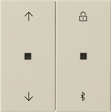 

536701 Таймер жалюзи и таймер BT System 3000 System 55 Кремовый глянцевый Gira, Event 536701