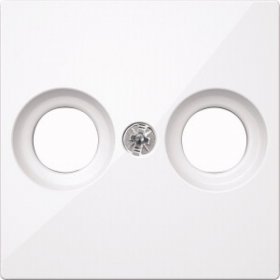 

MTN4122-0325 Центр. плата антен розетки 2 отверстия Merten, M-Smart MTN4122-0325