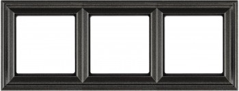 EPD483AN Рамка ECO Profi Deco Антрацит 3-постовая гор/верт. Jung фото