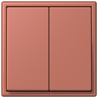 

LC99532121 Les Couleurs® Le Corbusier Клавиша для двухклавишного выключателя terre sienne brique Jung, Les Couleurs Le Corbusier LC99532121
