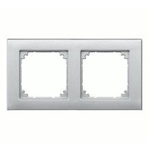 

MTN486260 Рамка M-Plan Алюминий 2-постовая Merten, M-Plan MTN486260